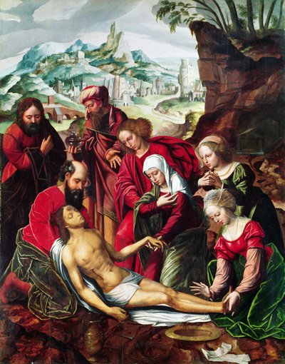 La Deposición, siglo XVI de Bernard van Orley